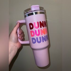 Dunkin inspo valentines tumbler